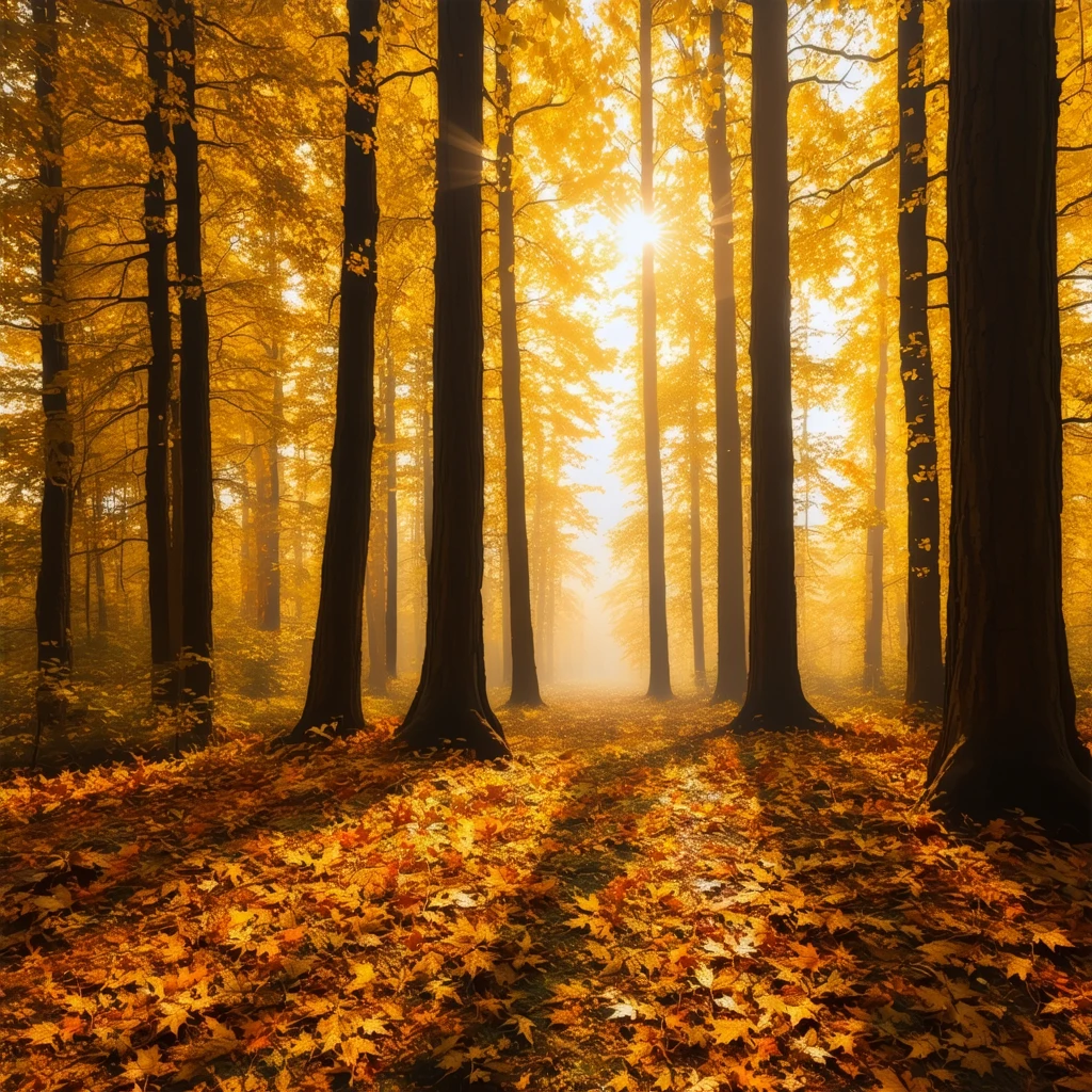 Paesaggio Forestale Autunnale