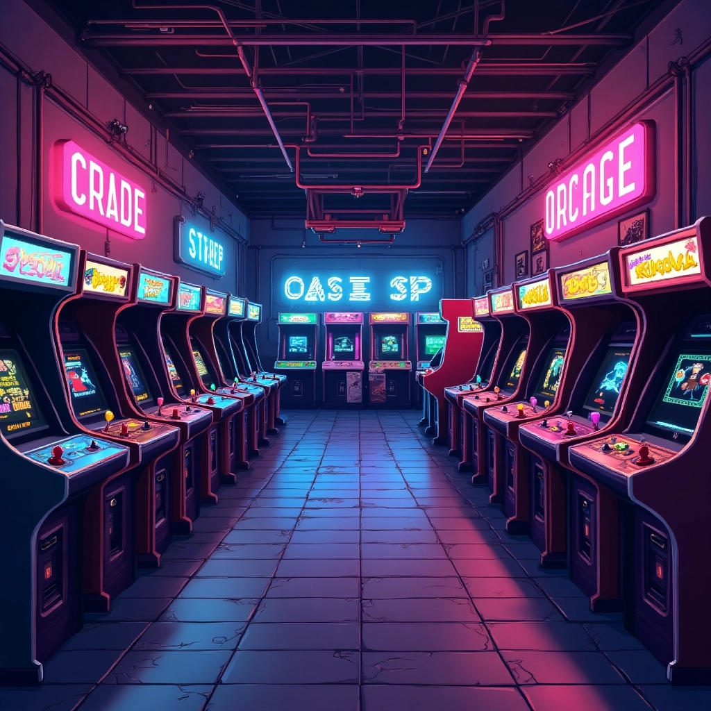 Nostalgia Arcade al Neon