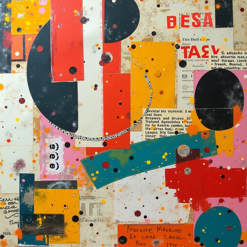 Collage Astratto Dinamico