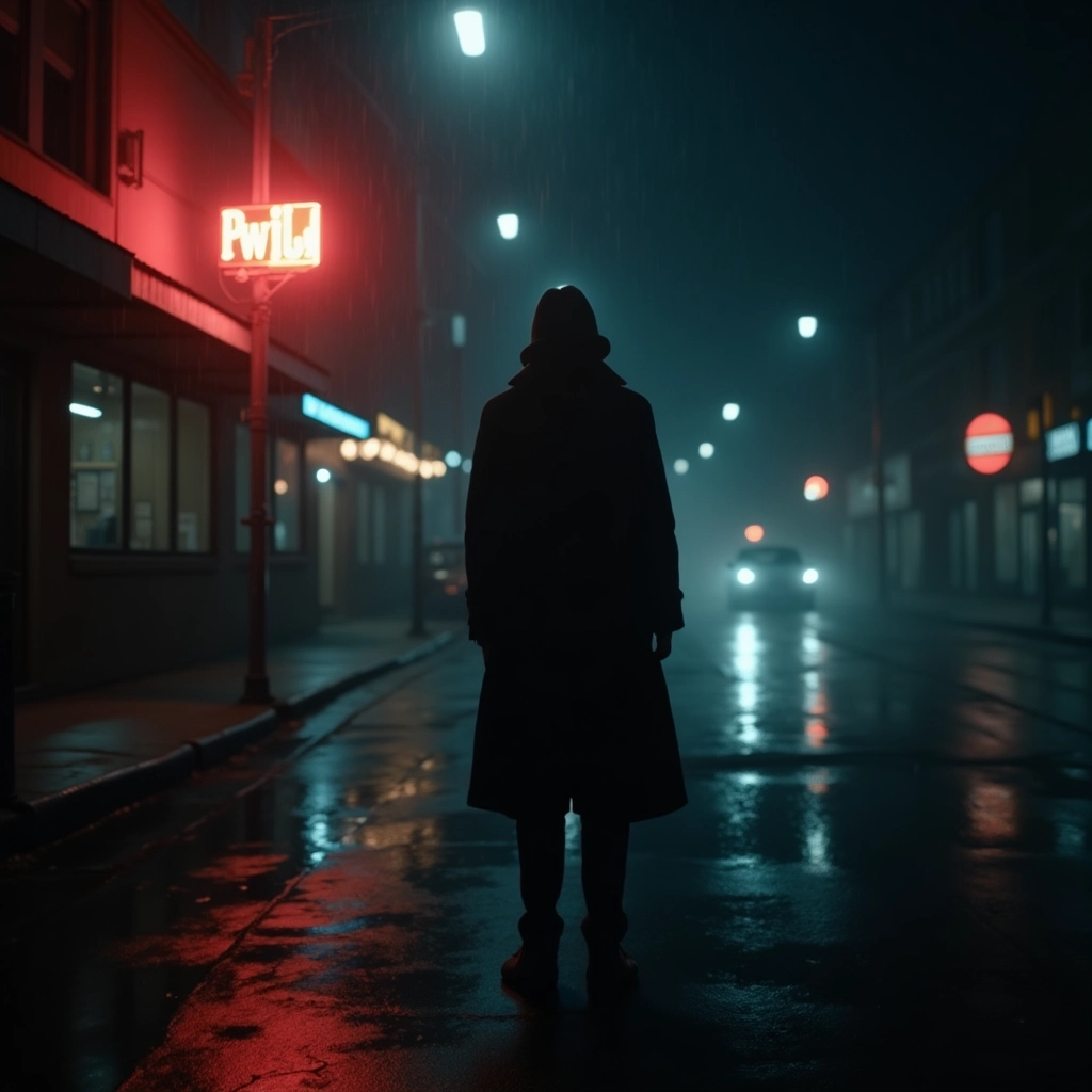 Ombre al Neon: Pioggia da Film Noir