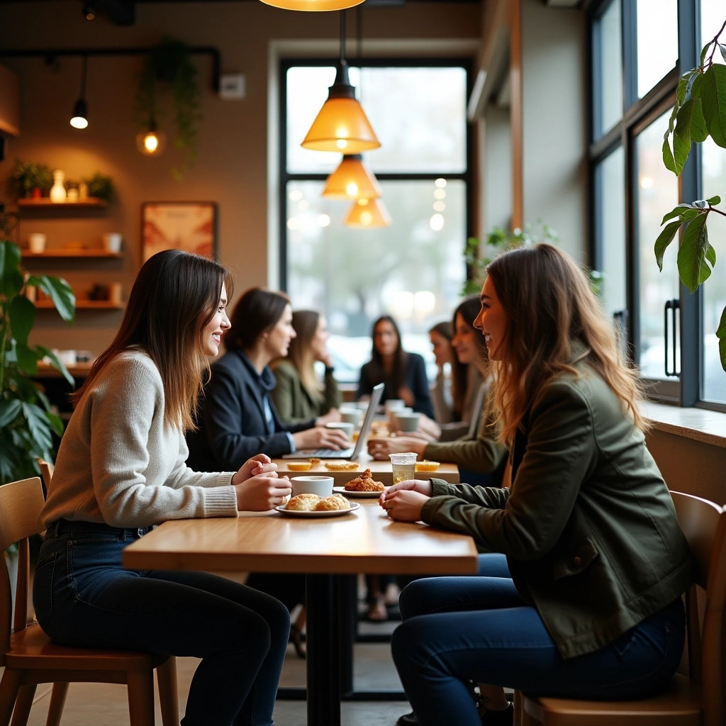 Atmosfera di Caffè Mocha alla Moda