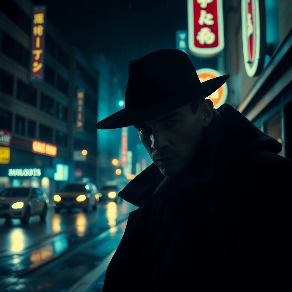 Detective di Mezzanotte nel Neon Noir
