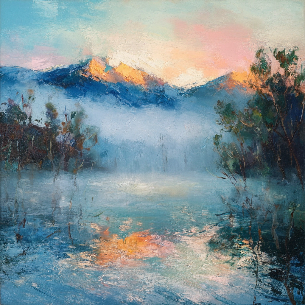 Alba Impressionista sul Lago