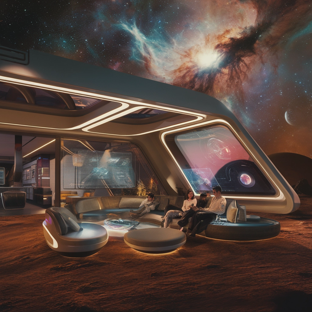 Vivere in Famiglia Cosmica: Casa su un Pianeta Lontano