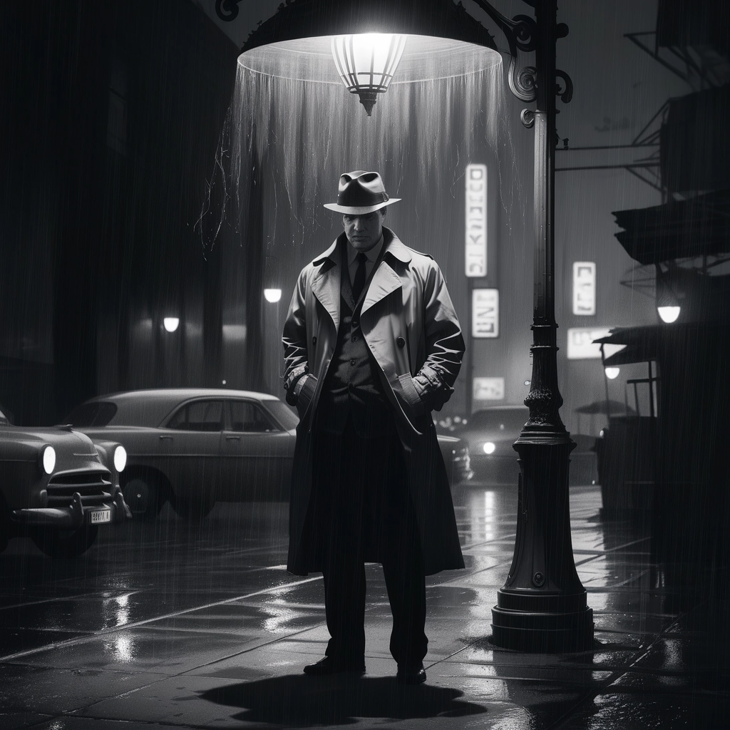 Pioggia Noir: Detective nell’Ombra