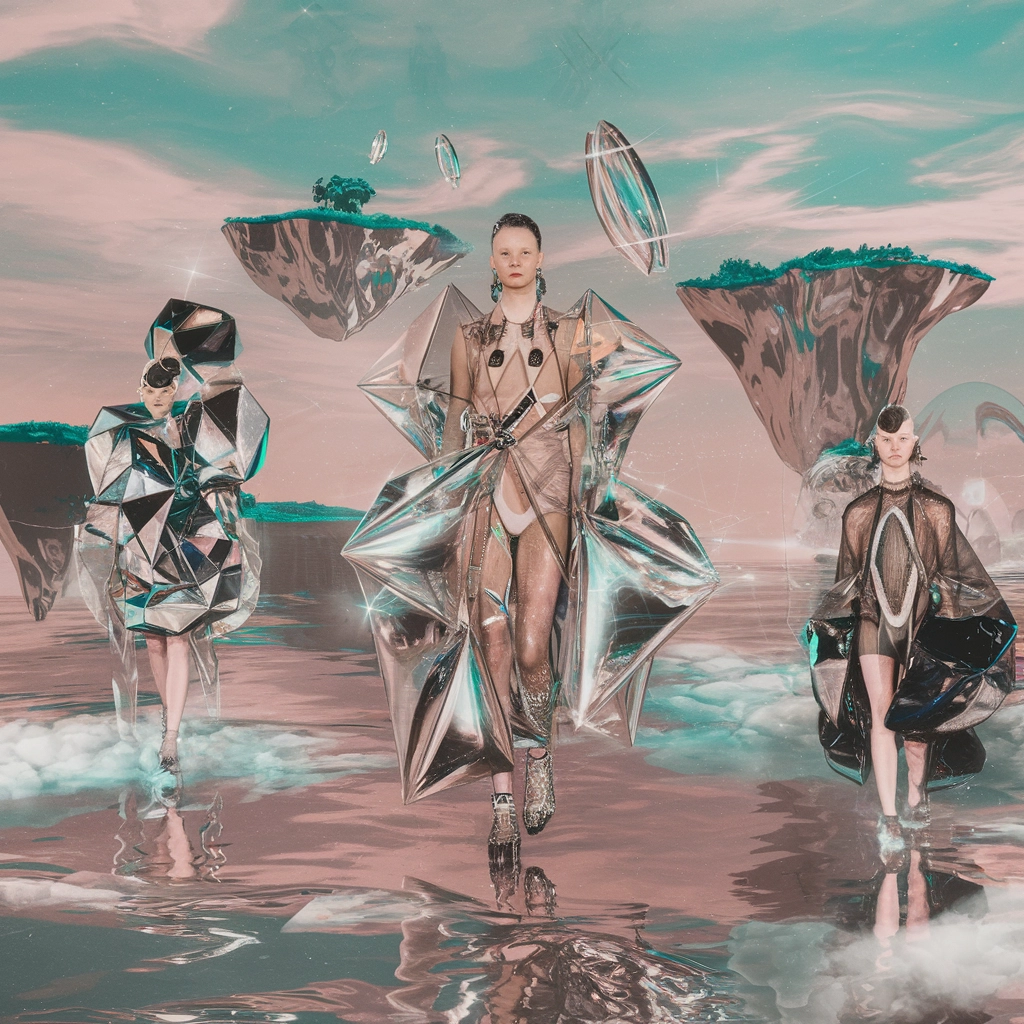 Paesaggio Onirico di Moda Surreale