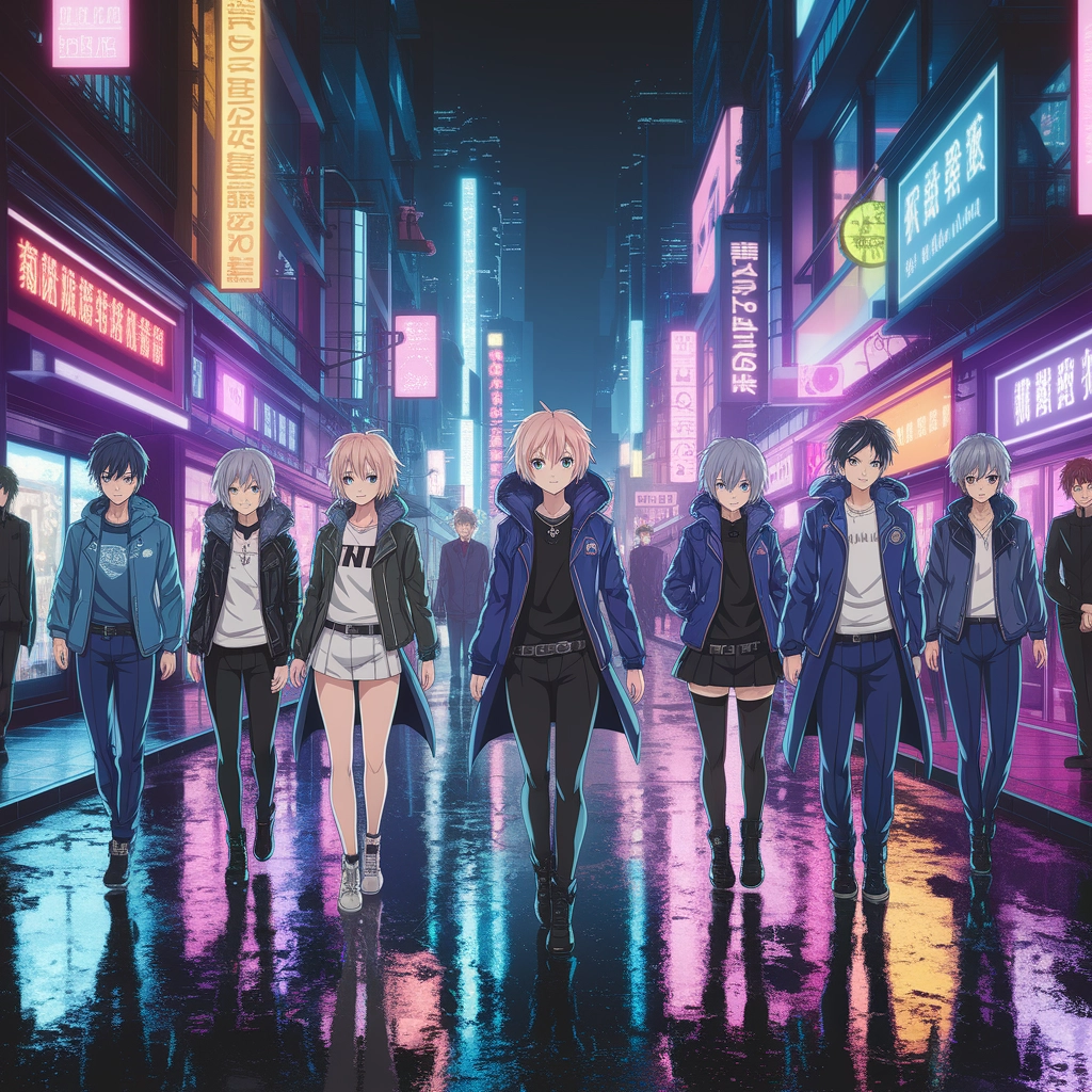 Notti al Neon: Paesaggio Urbano Anime