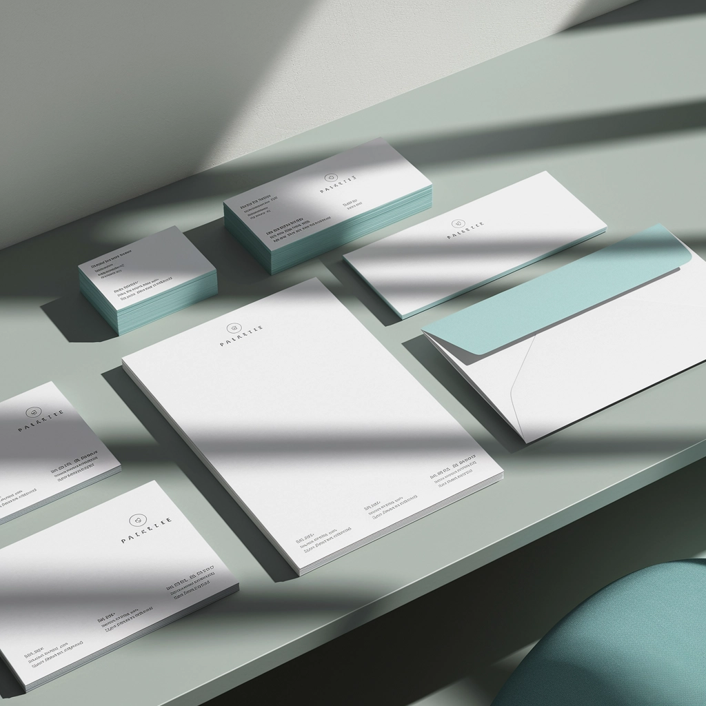Mockup di Cancelleria Minimalista