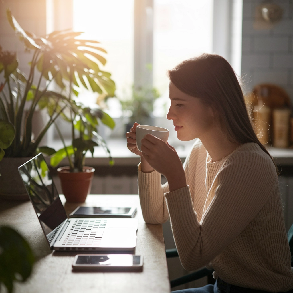 Stile di vita di una mattina soleggiata