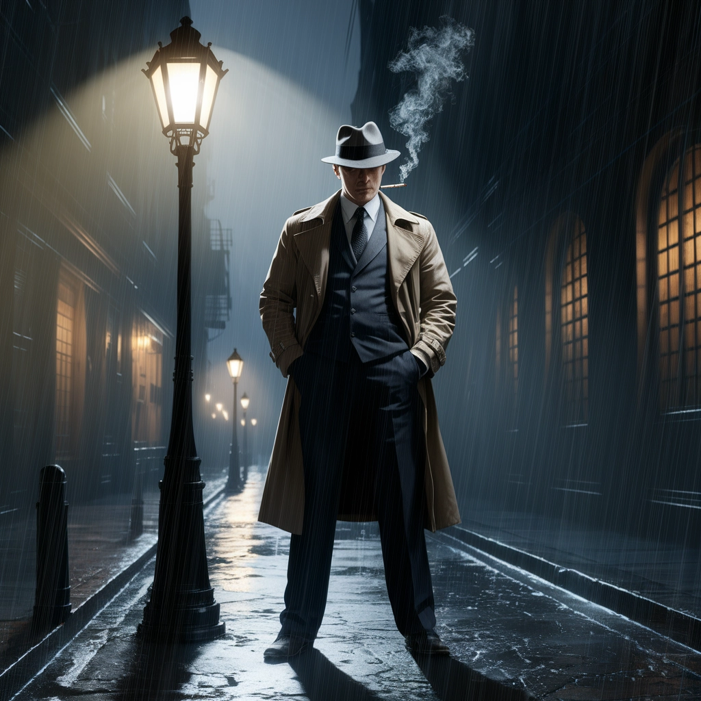 Detective di Mezzanotte: Una Scena Noir