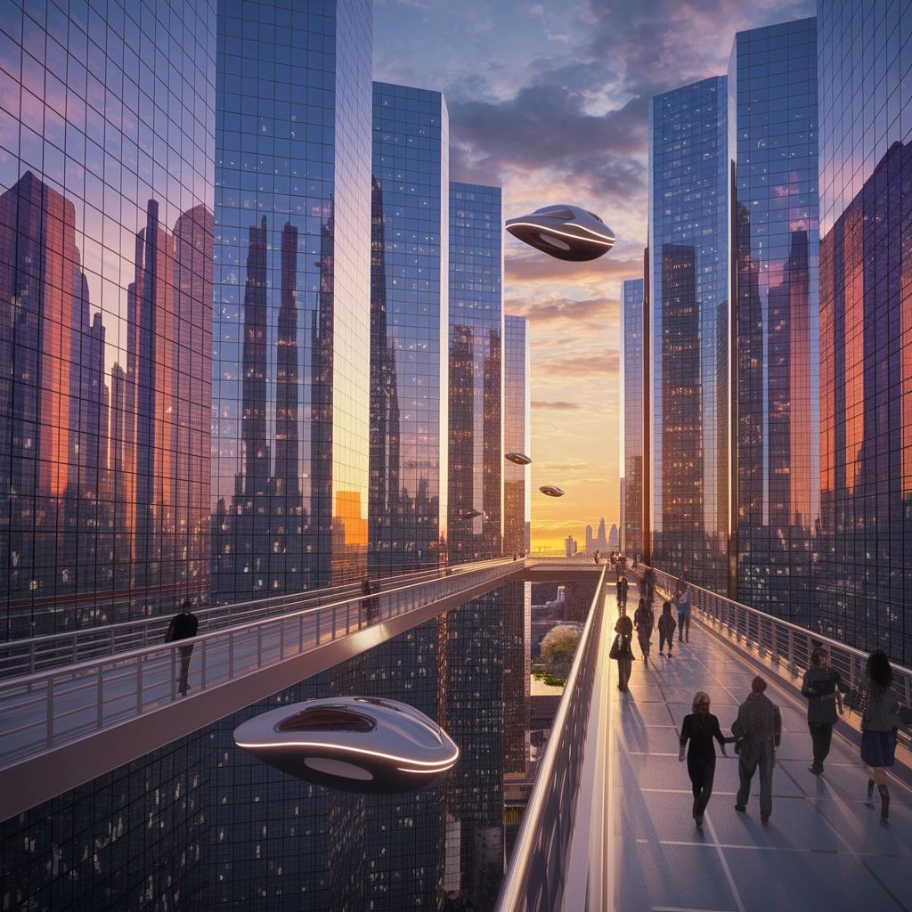 Metropoli al Tramonto: La Città del Domani