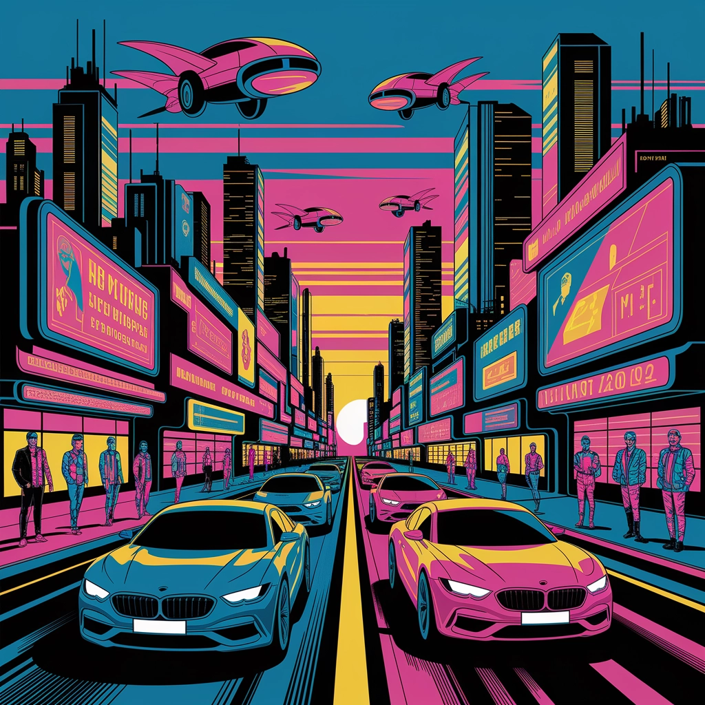 Città Pop Futuristica