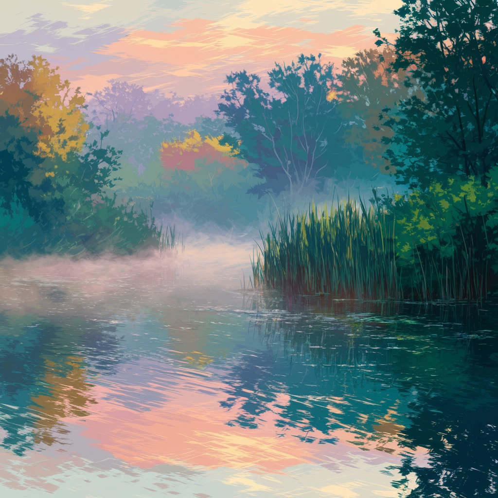 Alba Impressionista sul Lago