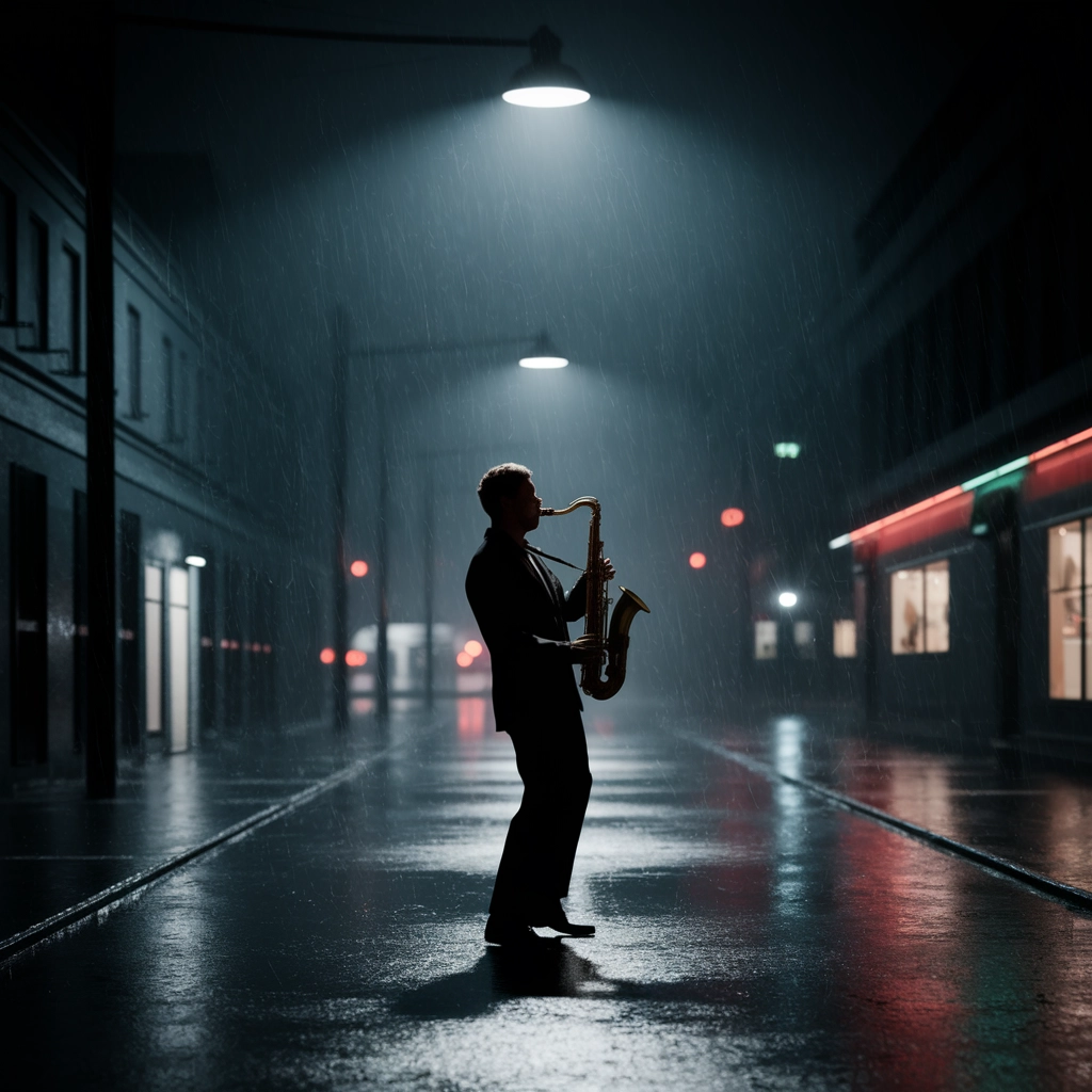 Jazz in una Notte Piovosa: Atmosfera Cinematografica Sottotono