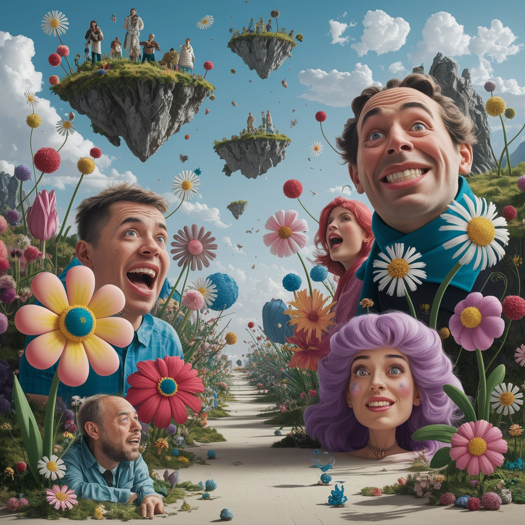 Paesaggio Onirico Pop-Surreale e Fantasioso