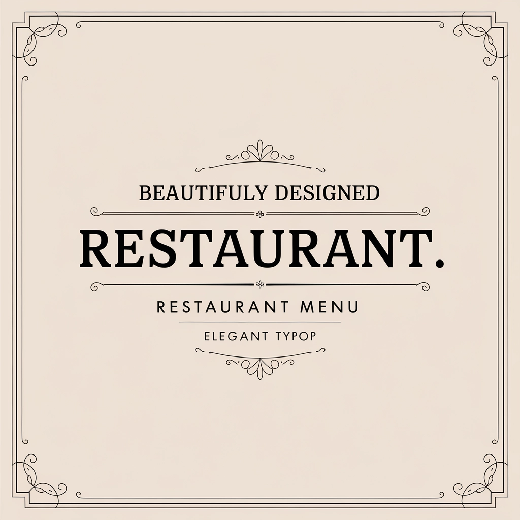 Eleganza del Menù Gourmet