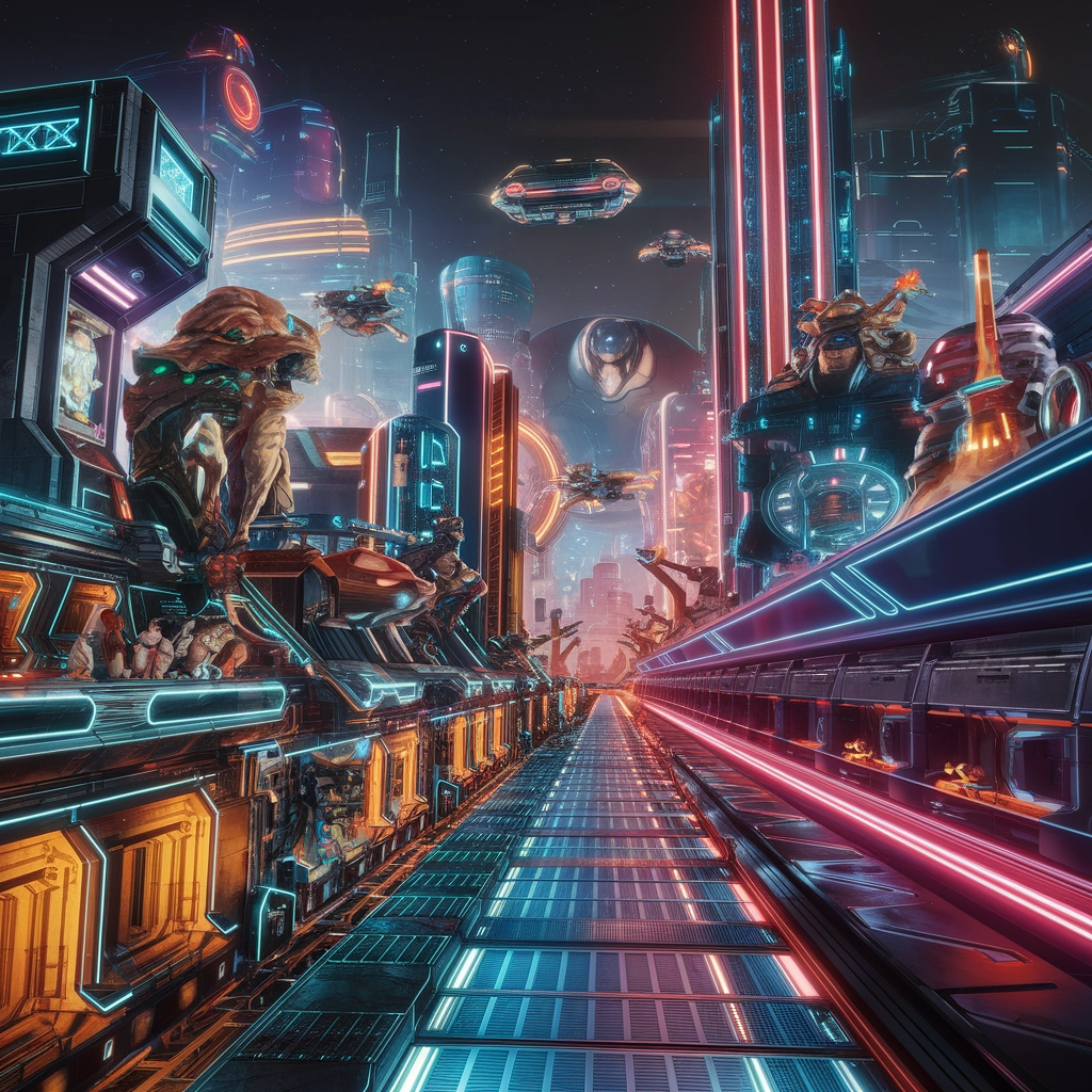 Ateivių metropolis naktį