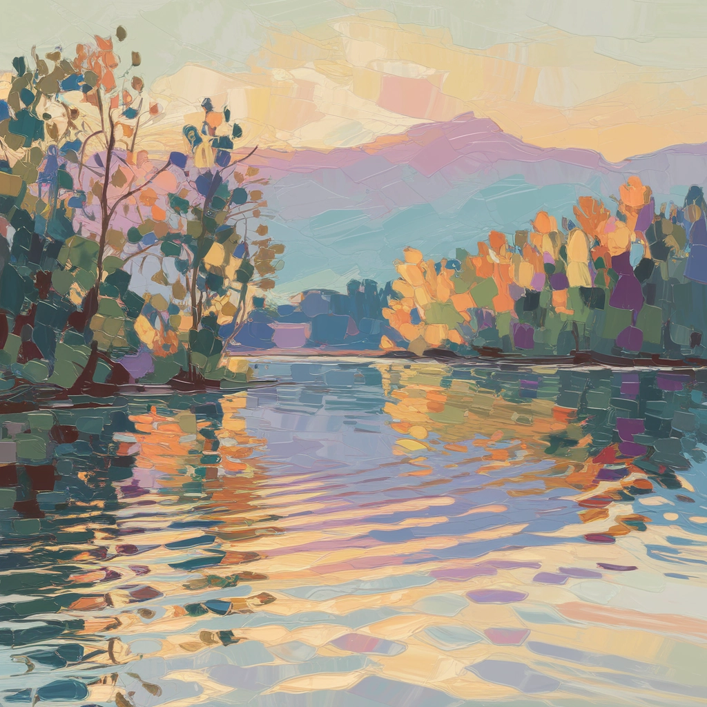 Alba Impressionista sul Lago