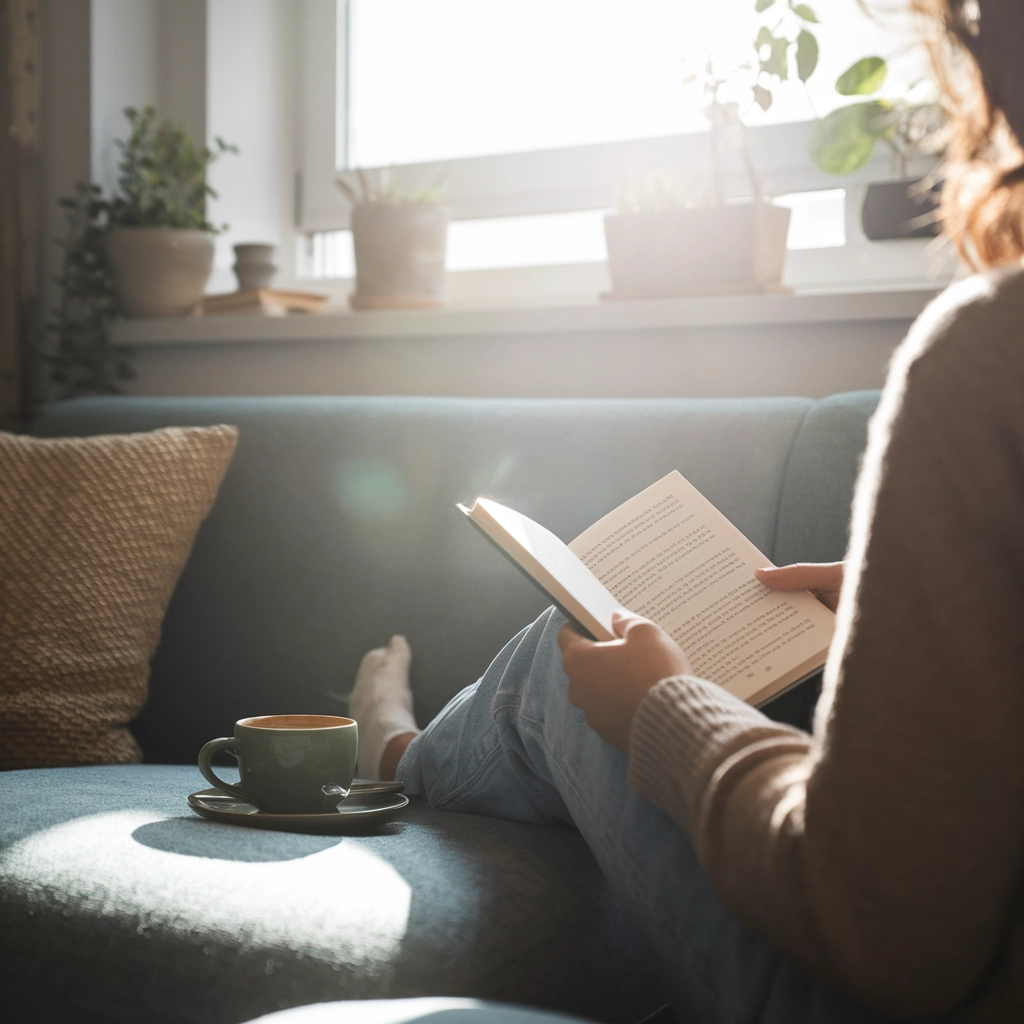 Mattina Accogliente con Caffè: Momento di Lifestyle