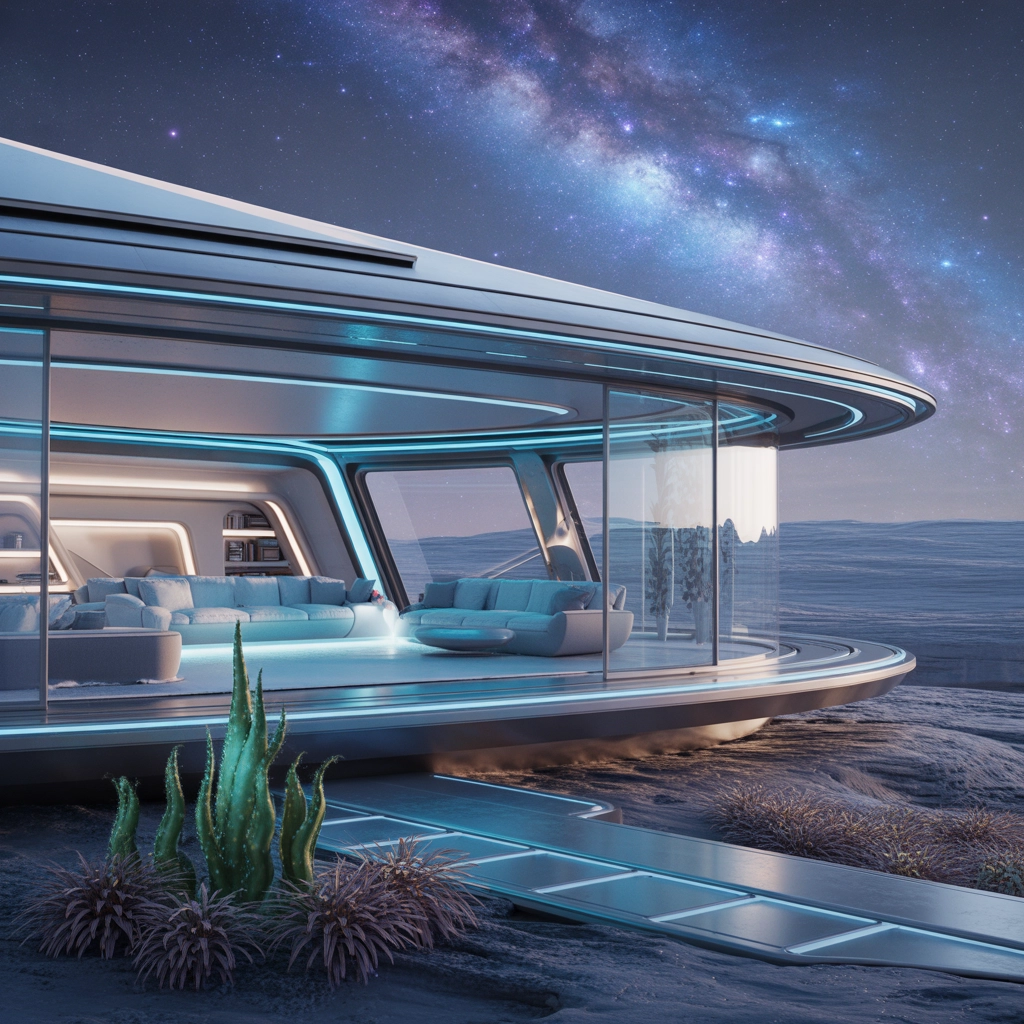 Oasi Futuristica Casa Spaziale