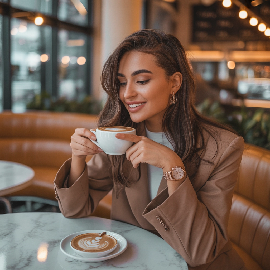 Momenti Mocha: Un'Esperienza in un Caffè di Tendenza