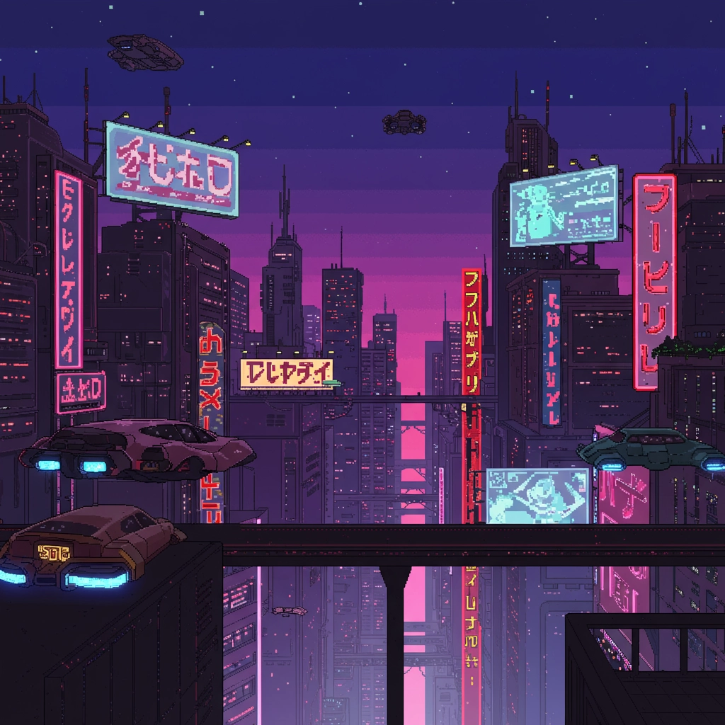 Skyline Arcade al Neon