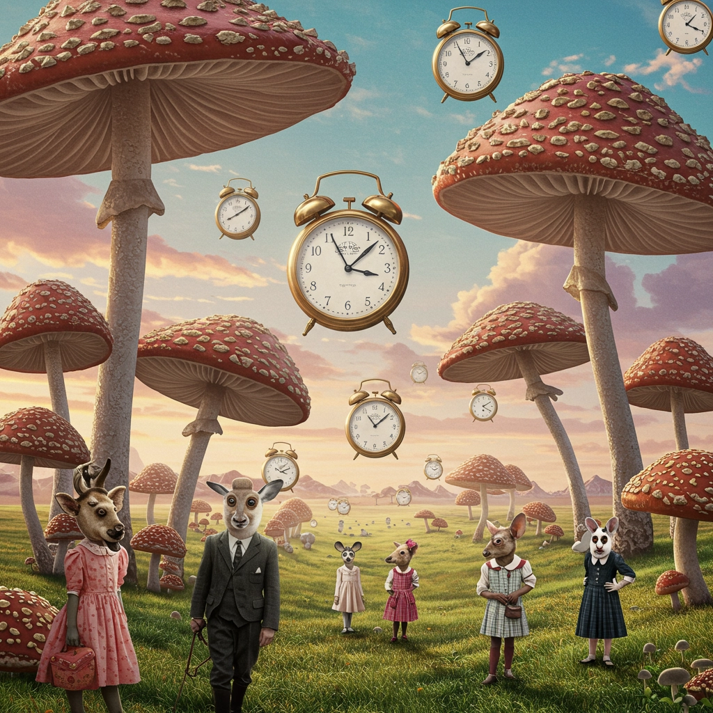 Meraviglioso Paese delle Meraviglie Pop Surrealista