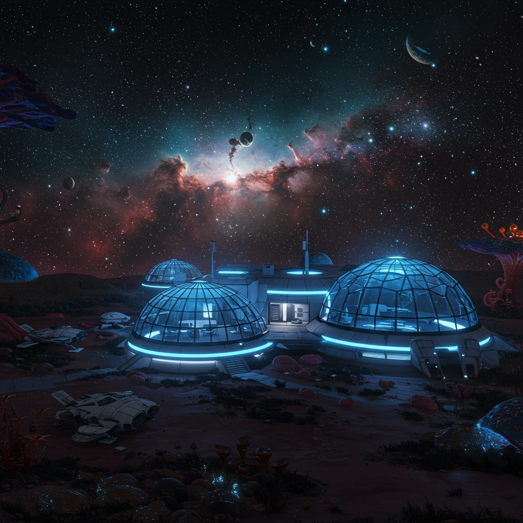 Casa Spaziale Futuristica