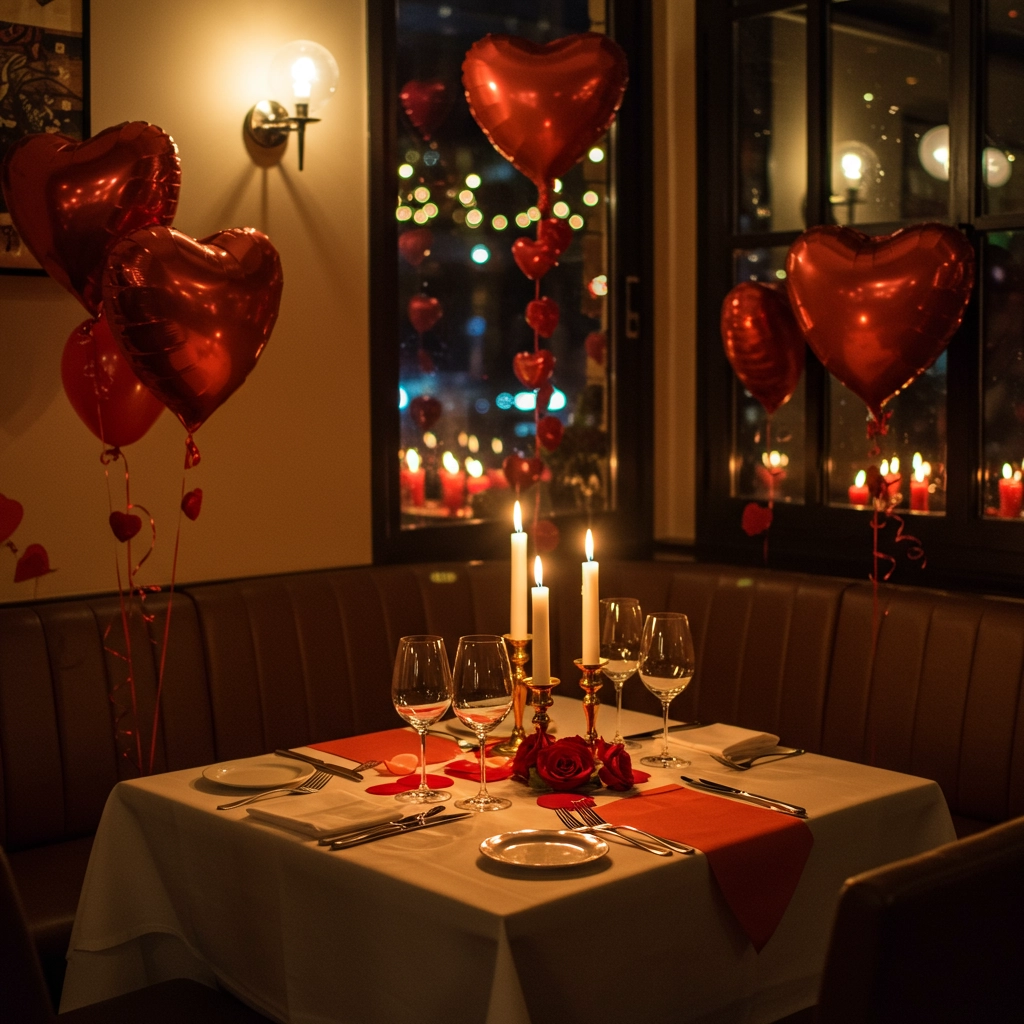 Cena romantica di San Valentino