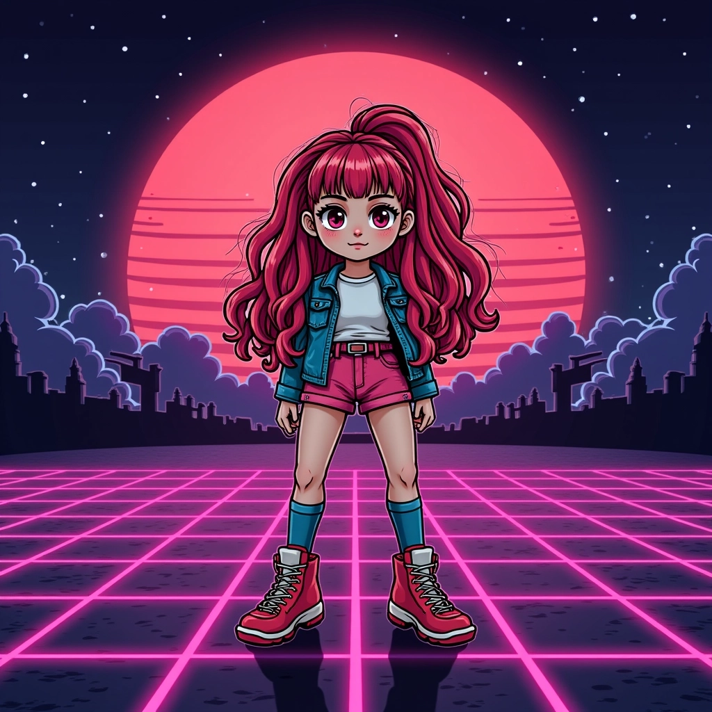 AI-generated bild Arcade Bits AI-bildgenerator