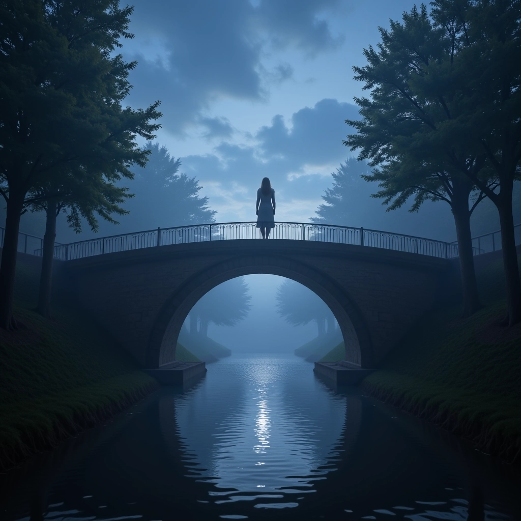 Imagine AI-generated Generator de Imagini AI în Stilul Dark Light Dreamscapes