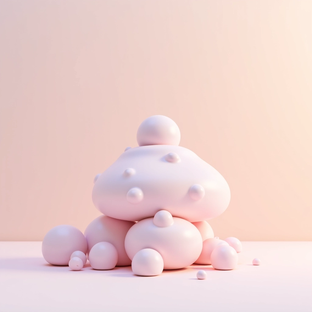 AI-generated image Dreamy Minimal 3D AI Image Generator