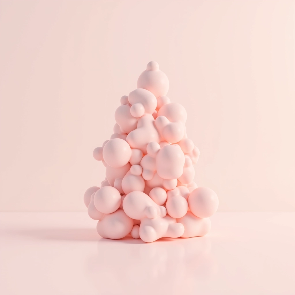 AI-generated görseli Hayalperest Minimal 3D AI Görsel Üretici