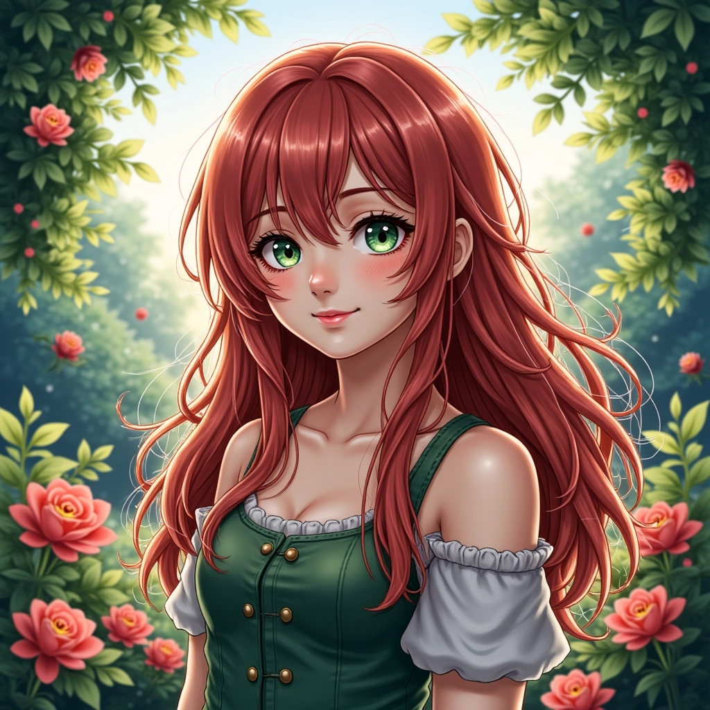 AI-generated nuotrauka Fantazijos anime dirbtinio intelekto paveikslėlių generatorius