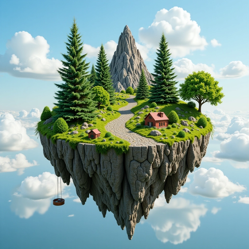 AI-generated obrázek Generátor AI obrázků ve stylu Mini World