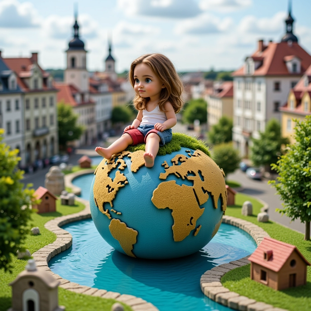 AI-generated obrázek Generátor AI obrázků ve stylu Mini World