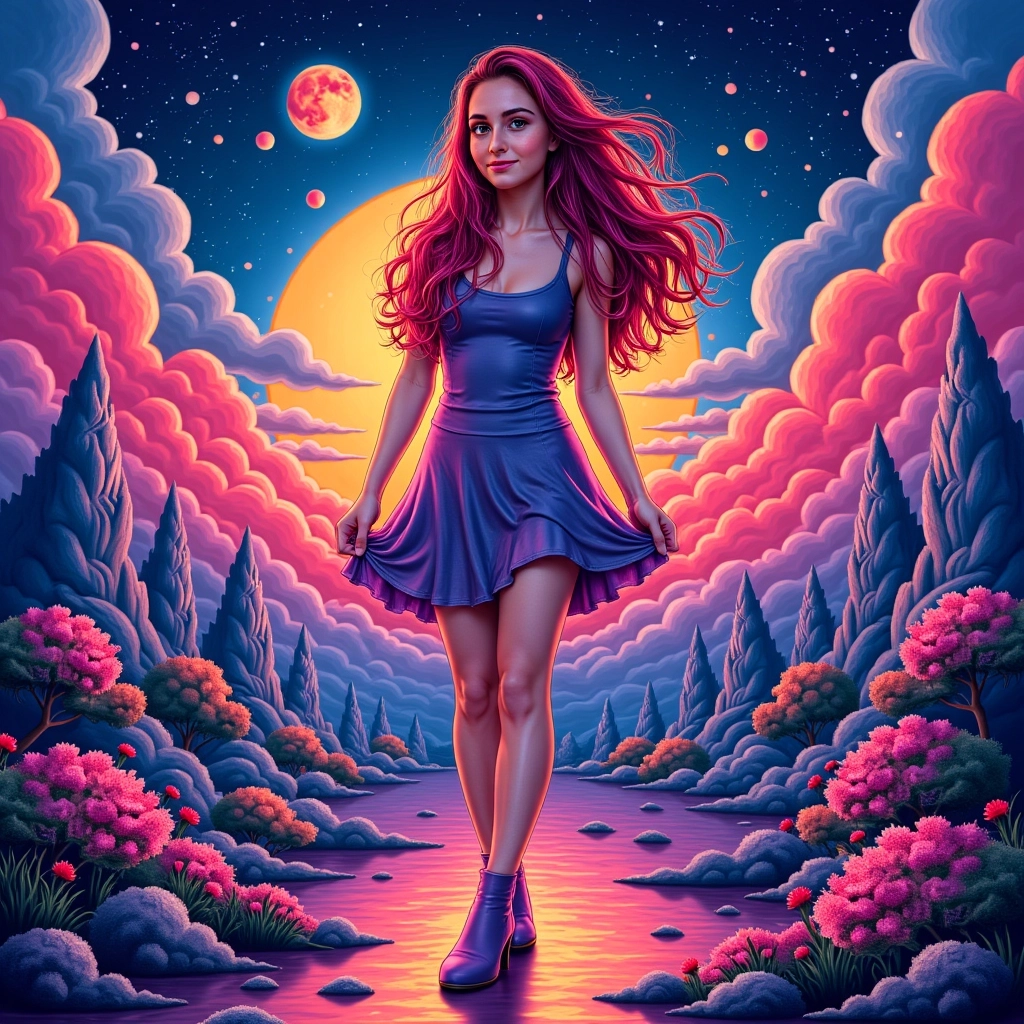 AI-generated image Trippy Illustration AI Image Generator