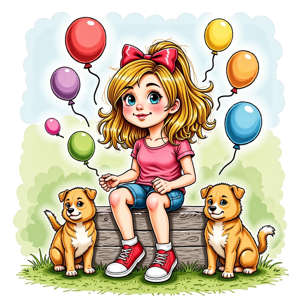 AI-generated изображение Vivid Crayon AI генератор на изображения