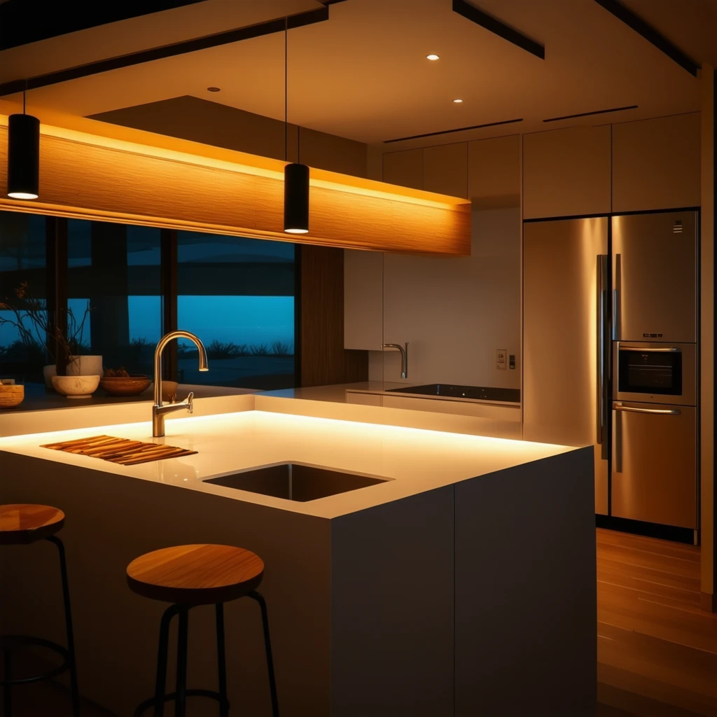 Illuminazione Moderna della Cucina