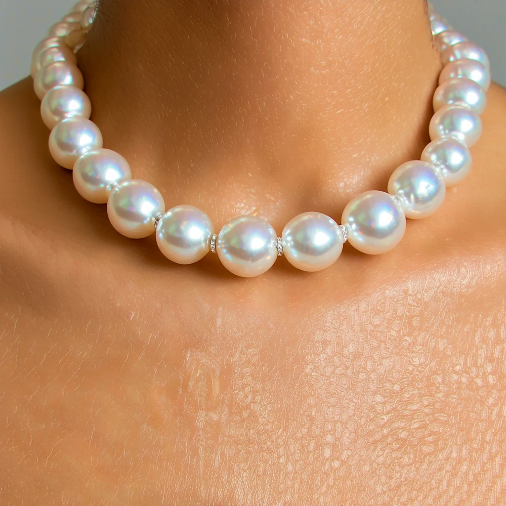 Marketing di Gioielli – Collana di Perle Iridescenti