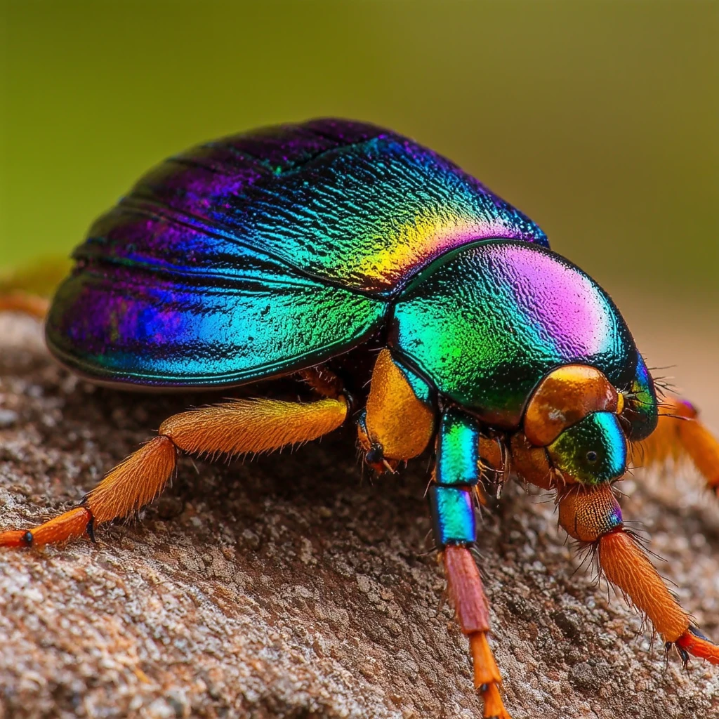 Fotografia Naturalistica – Scarabeo Iridescente