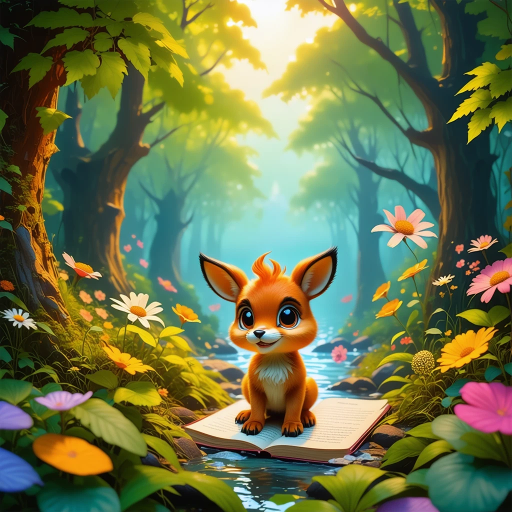 Illustrazione Animata per Libri di Favole per Bambini