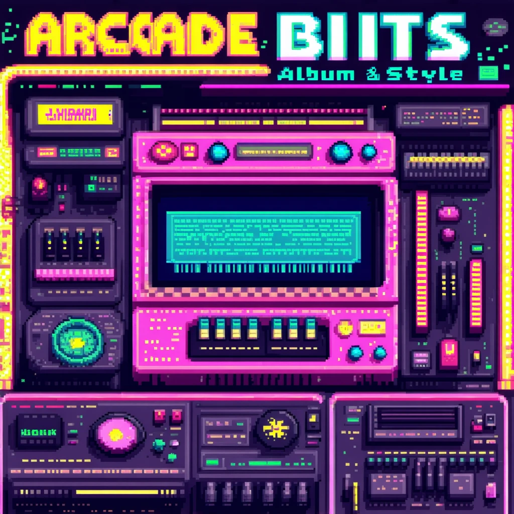 Albumcover für Chiptune-Musik