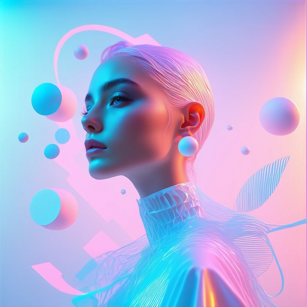 Poster di Moda Futuristica