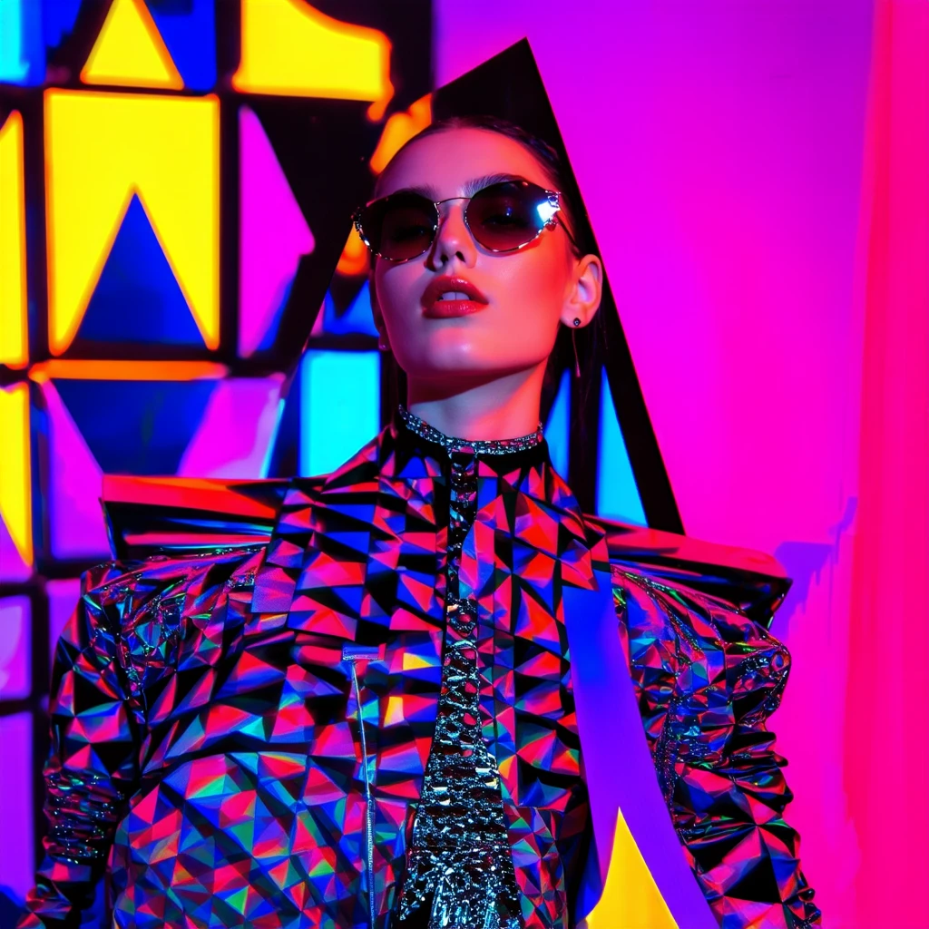 Editoriale di Moda con Styling Avanguardistico