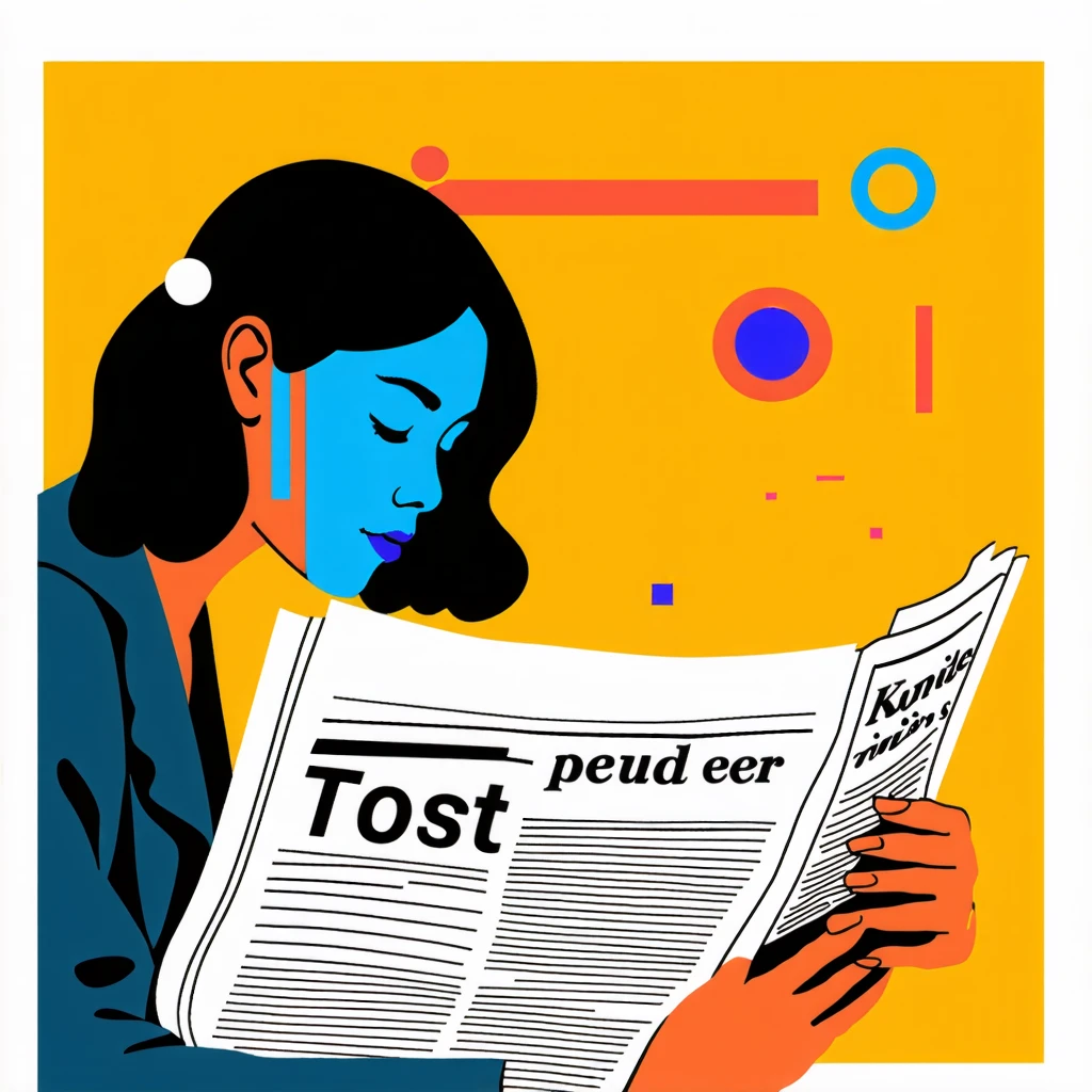 Ajakirja jaoks tehtud illustratsioon