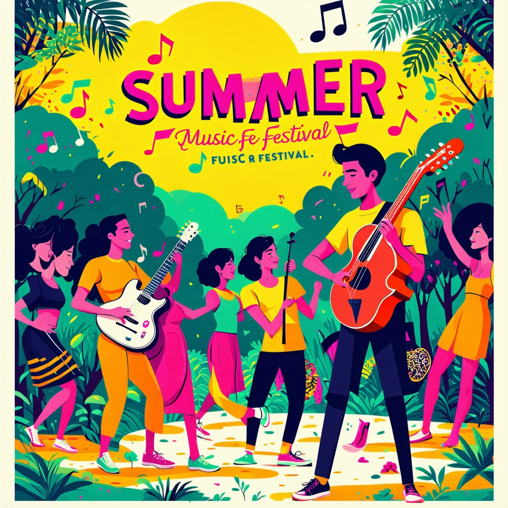 Poster Illustrato per un Evento