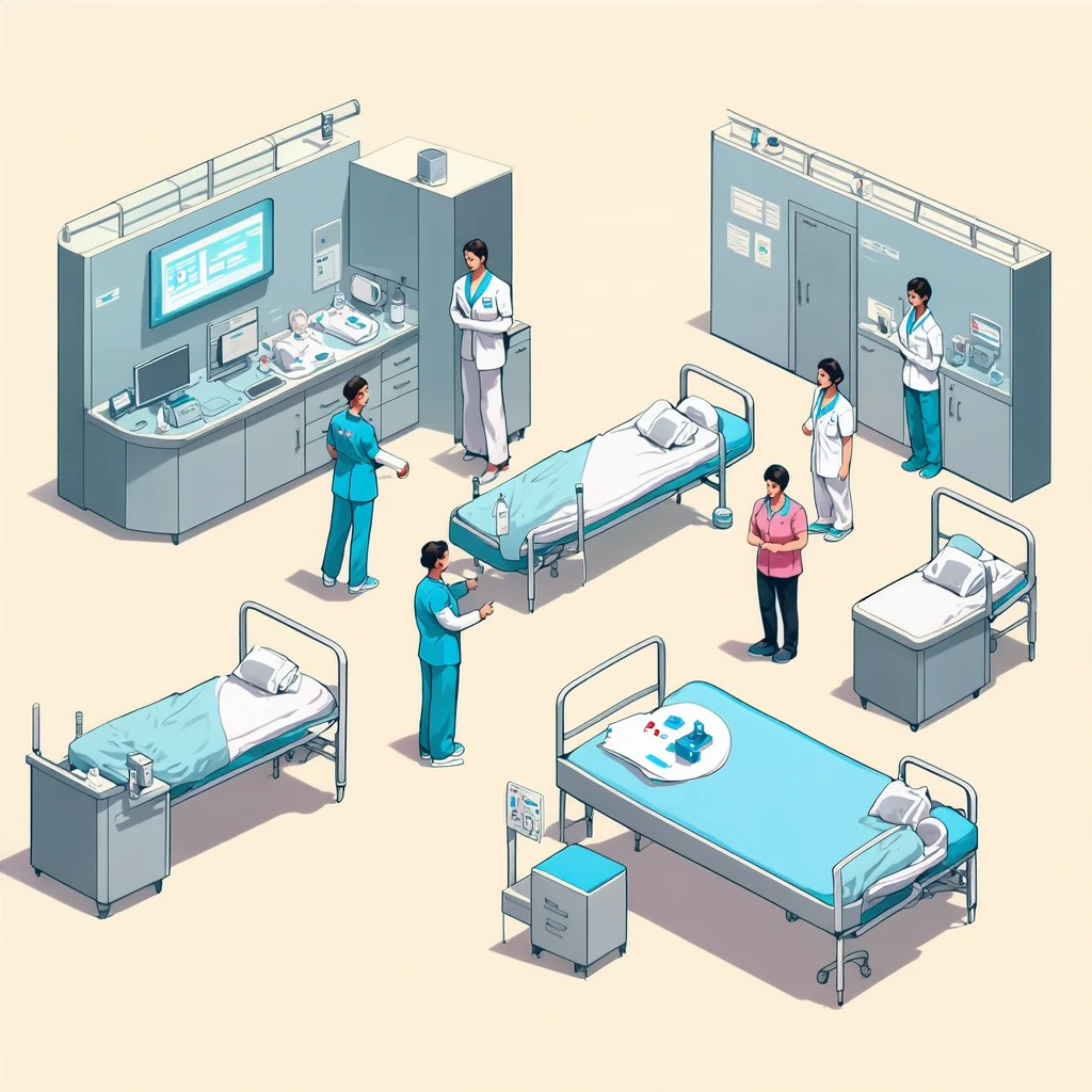 Layout di Ospedale o Struttura Sanitaria