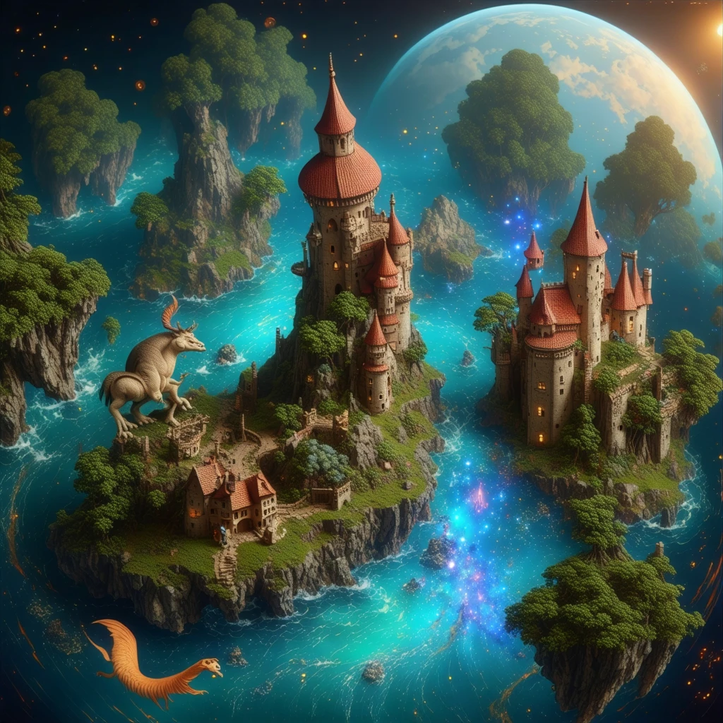 Mondo Fantasy per Copertine di Libri o Arte per Giochi