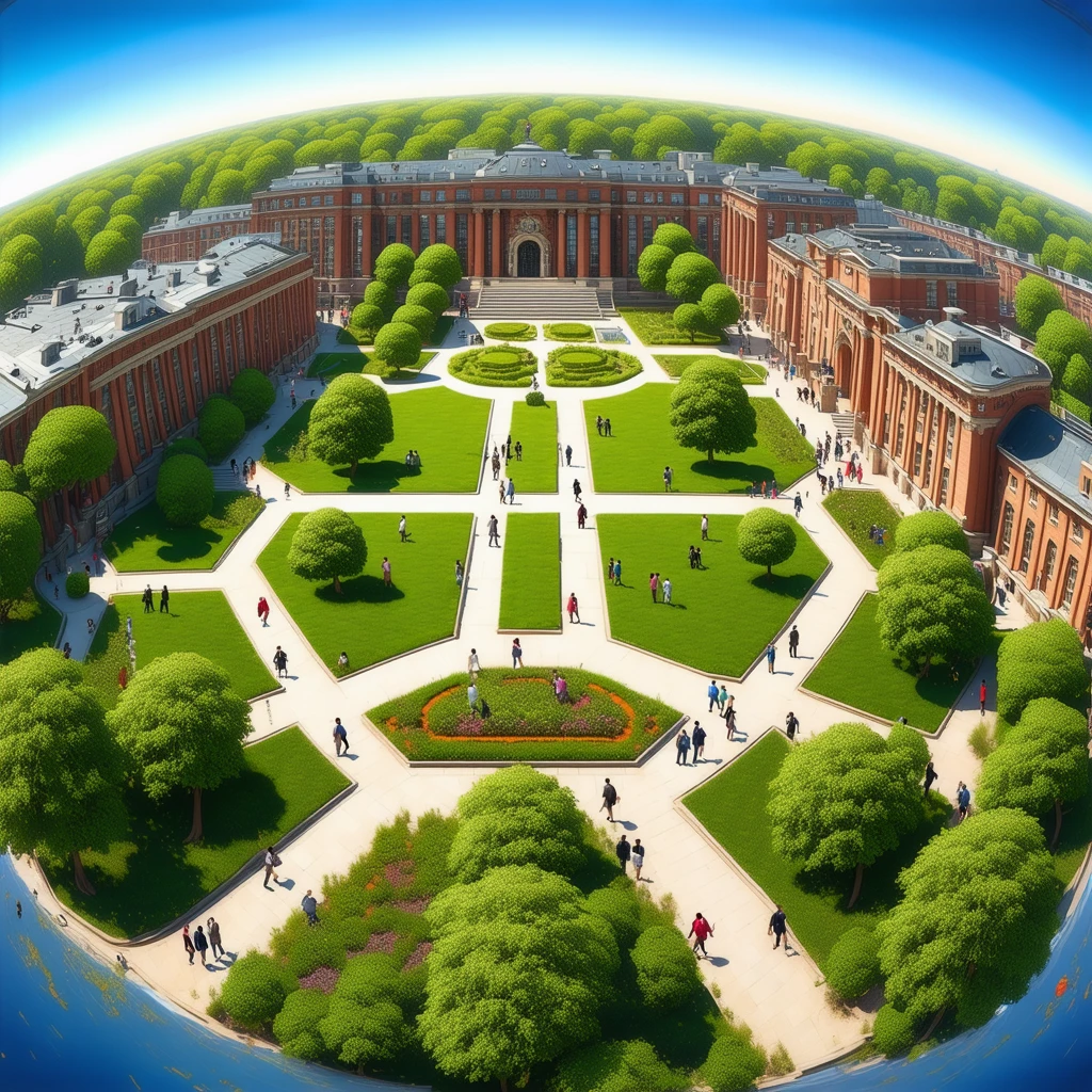 Campus Universitario per Materiale Promozionale